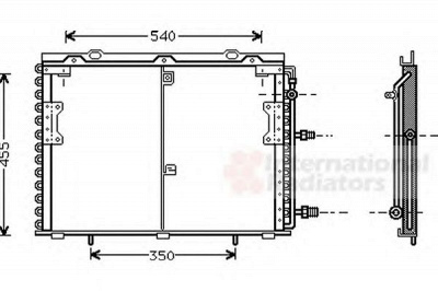 VAN WEZEL 30005221 -  Конденсатор, кондиционер